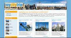 Desktop Screenshot of mycitytrip.com